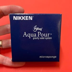 Nikken Aqua Pour gravity water system microsponge. NWT. Never opened.